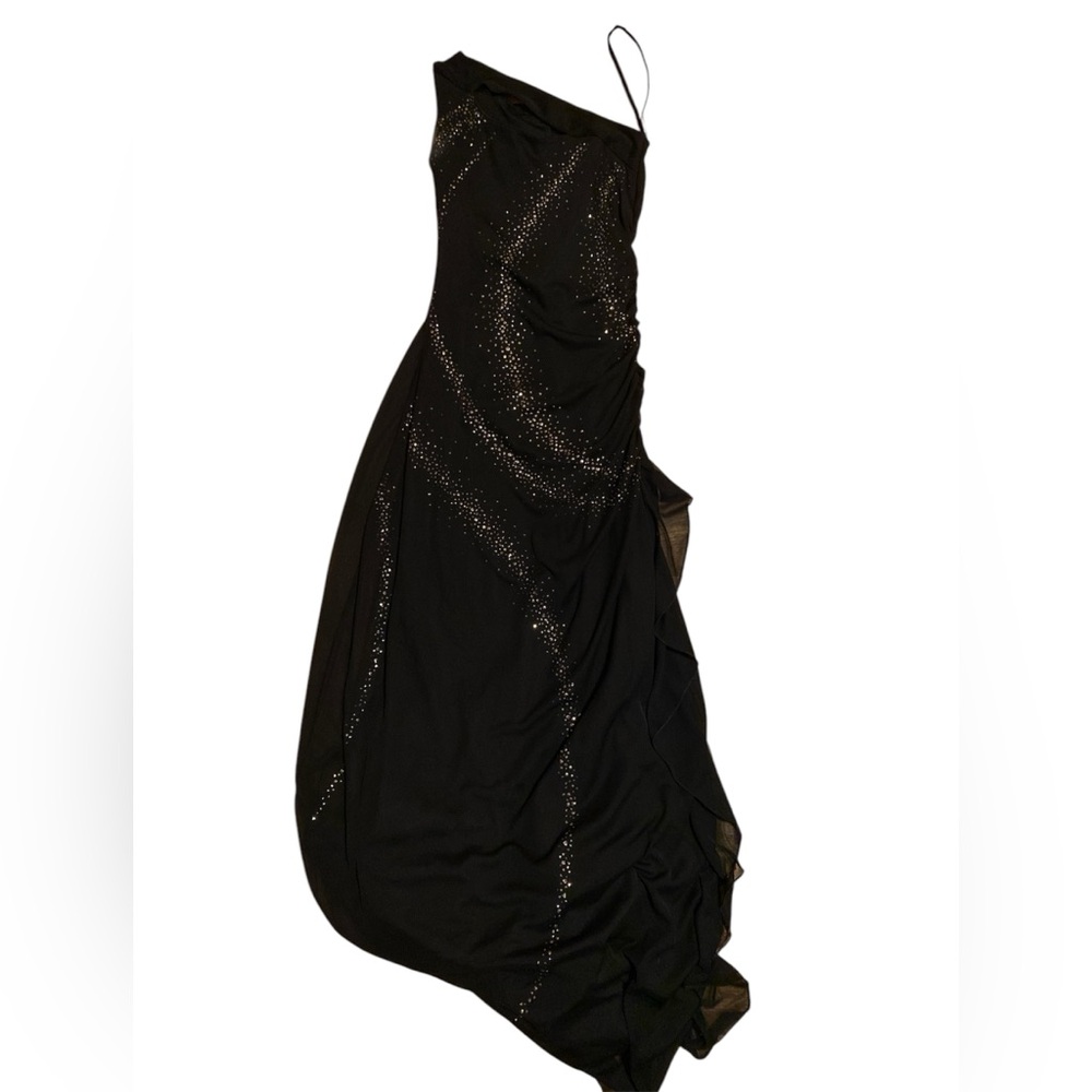 Black Petite Formal Maxi Dress
